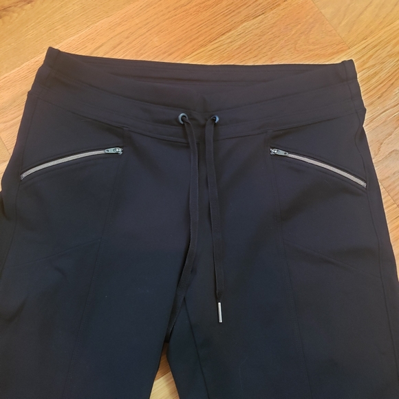 Athleta Womens Black Midrise Drawstring Jogger/Hiking Pants, Size Small - Picture 6 of 6
